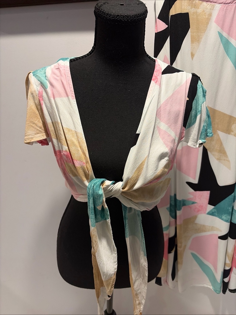Lulus 2 Peice Dress Set Colorful Summer Resort Beach Party - Picture 2 of 13